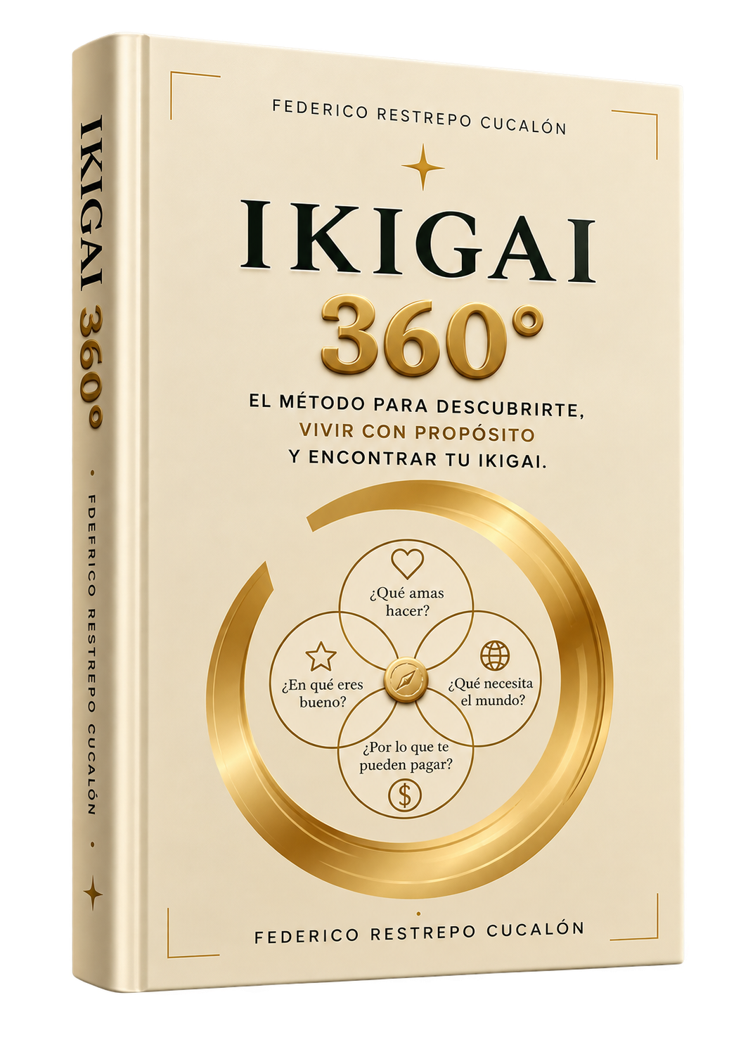 Portada del libro IKIGAI 360 de Federico Restrepo Cucalón